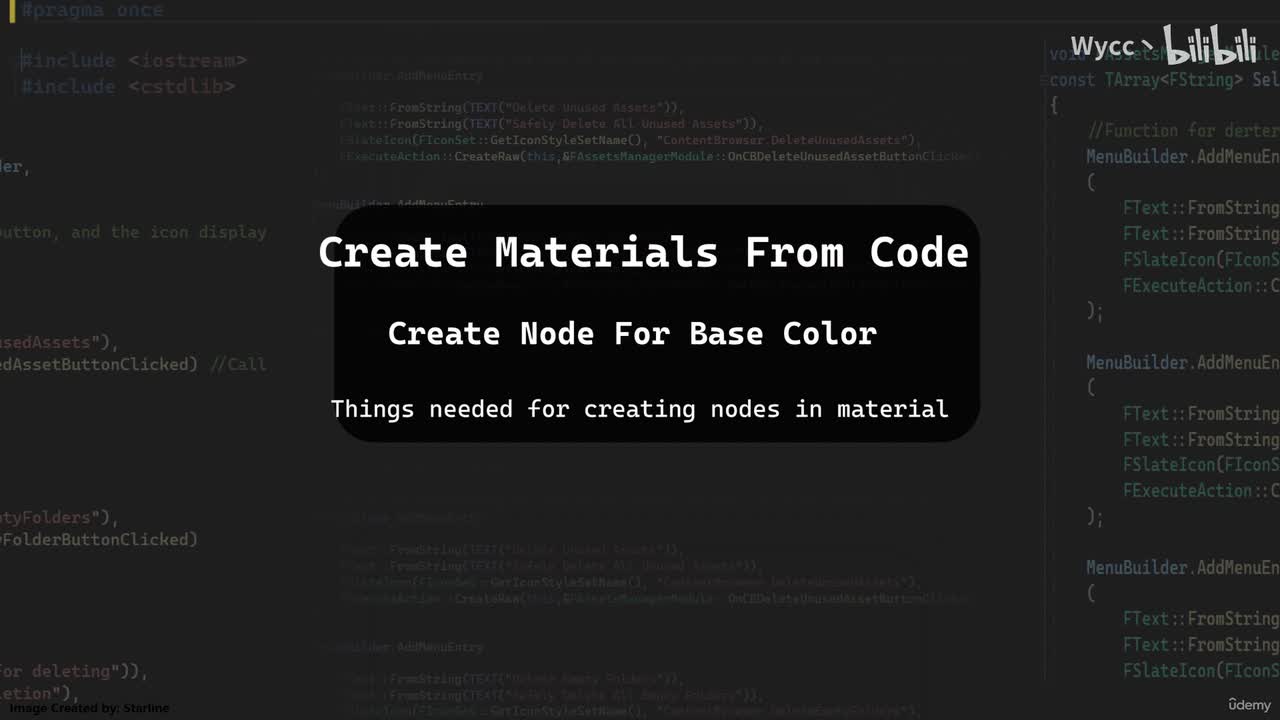 9. Create Node For Base Color