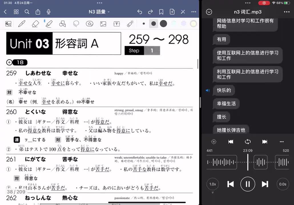第三单元 形容词 259-298