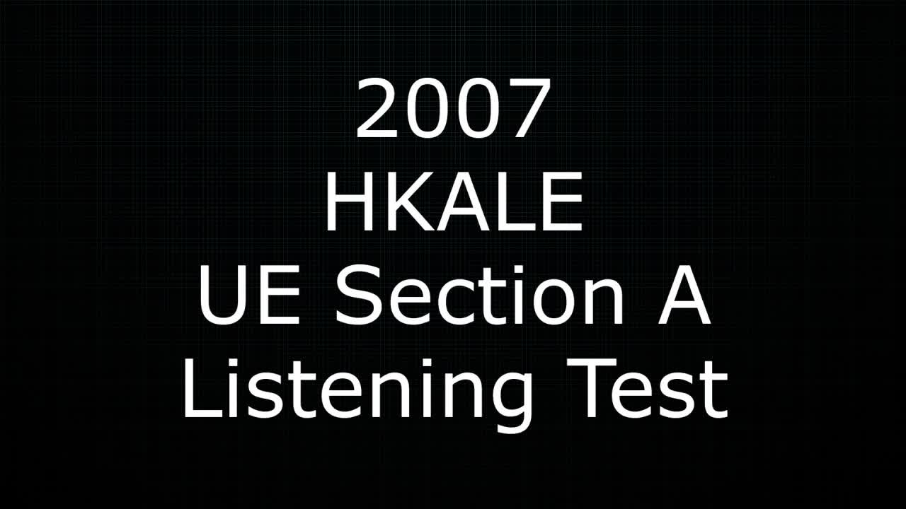 UE Listening 2007