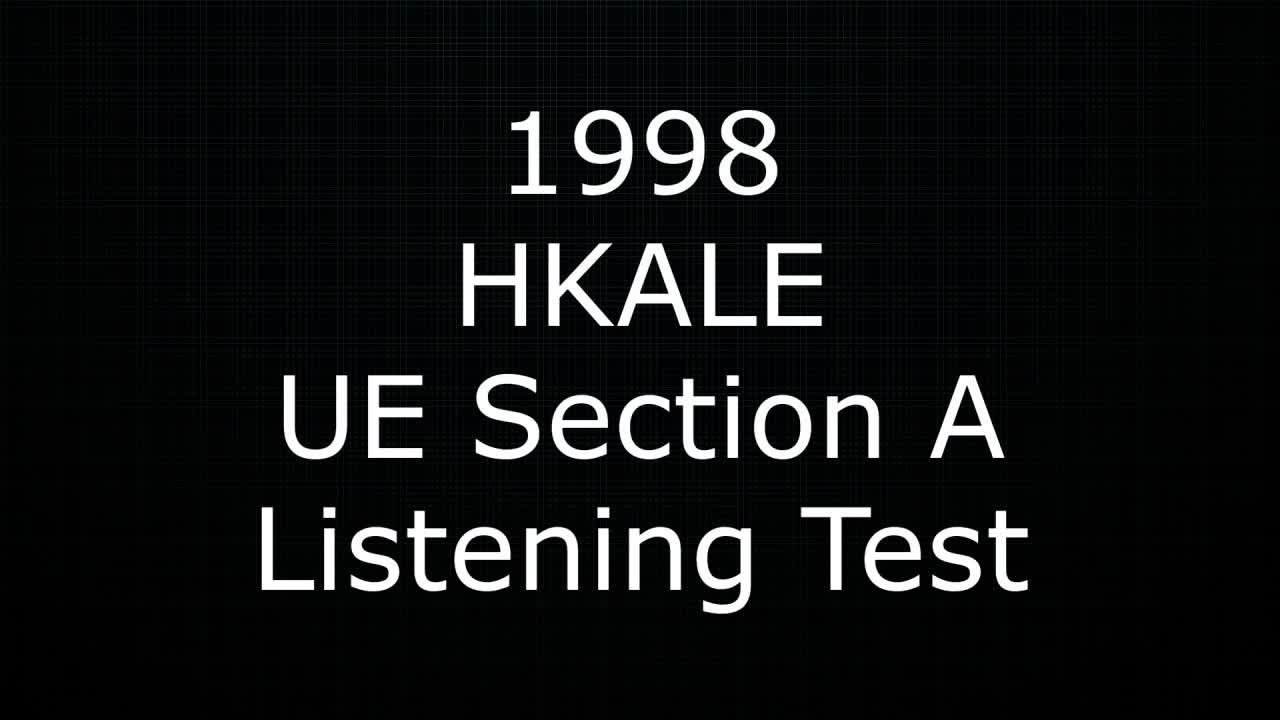 UE Listening 1998