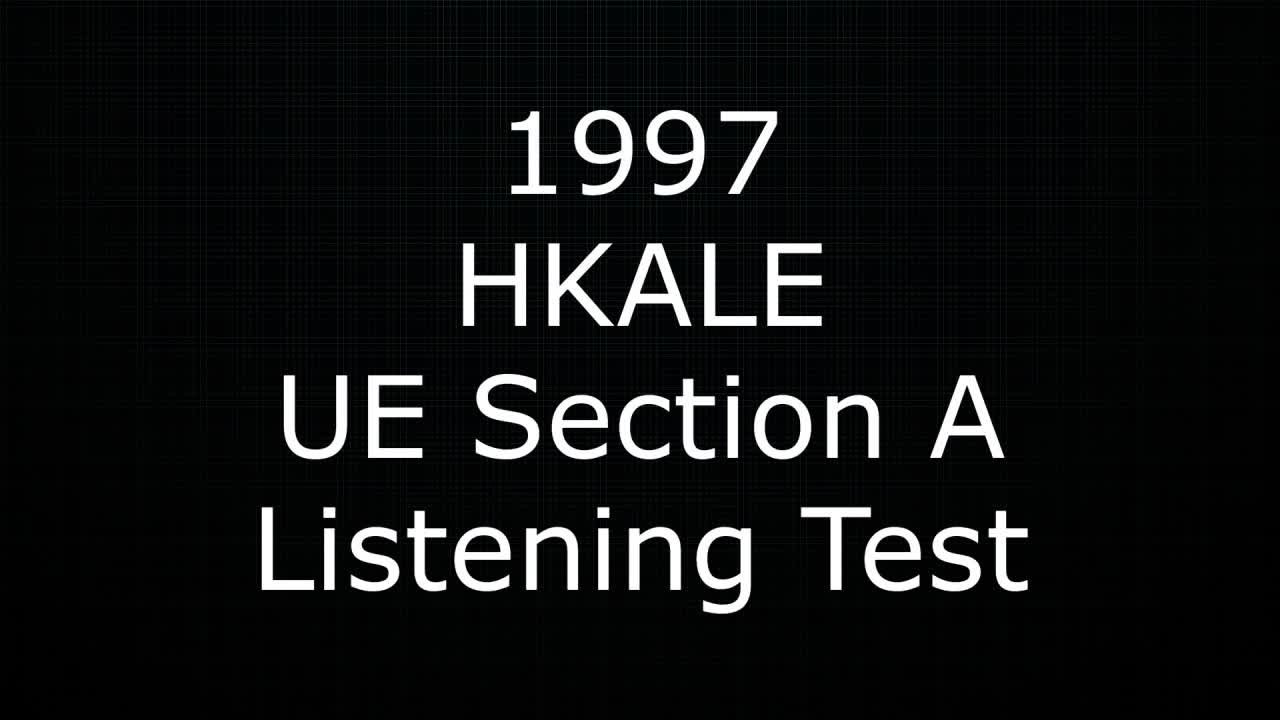UE Listening 1997