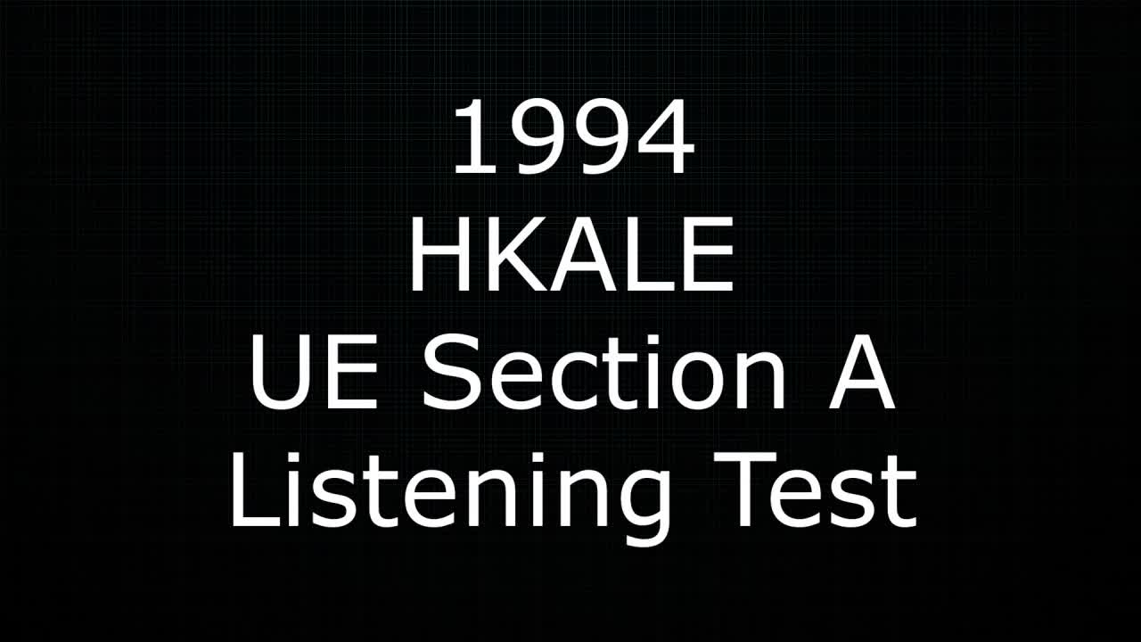 UE Listening 1994