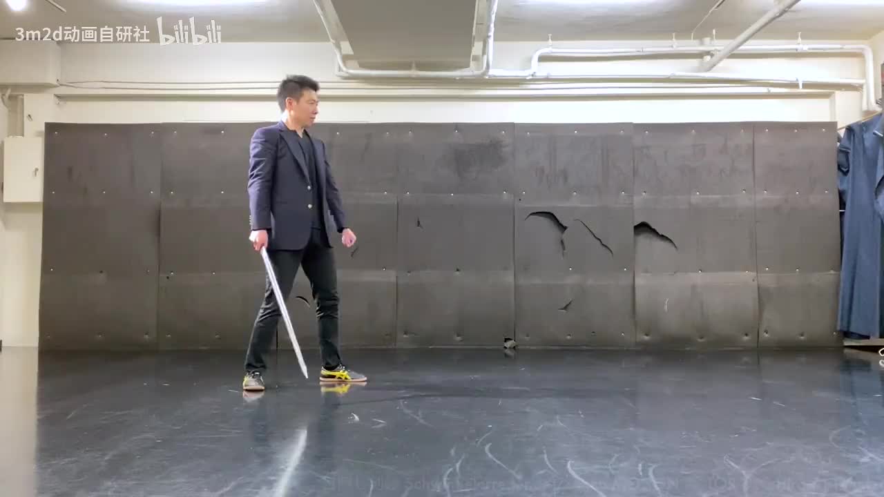 【短武器】扬沙遮目挥击 Animation reference by 3D2M动画自研社