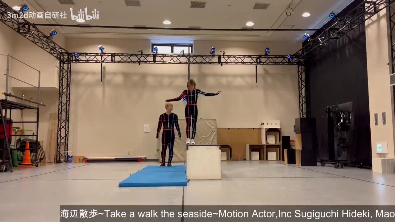 【情绪表演】海边散步 Animation reference by 3D2M动画自研社