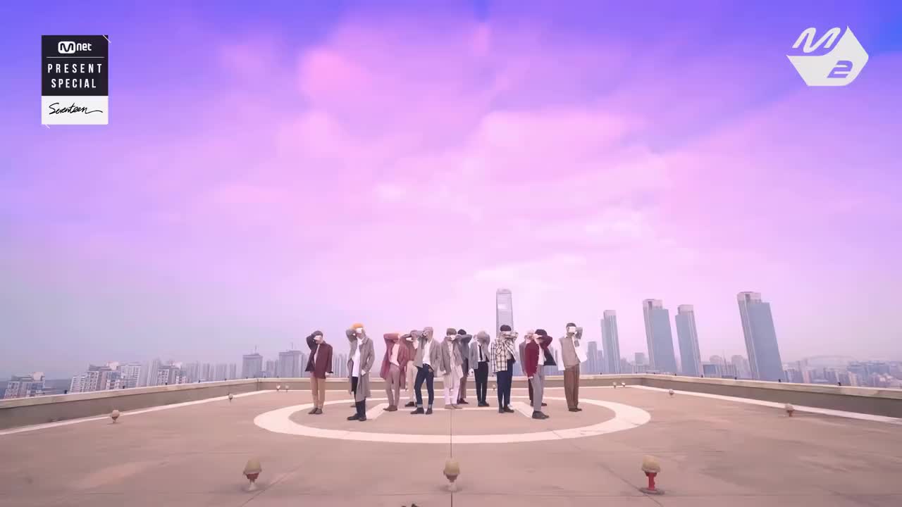 34SEVENTEEN-压低帽子 舞蹈版