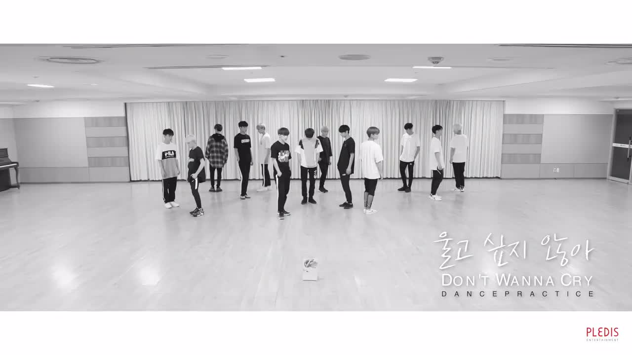24SEVENTEEN-不想哭 练习室