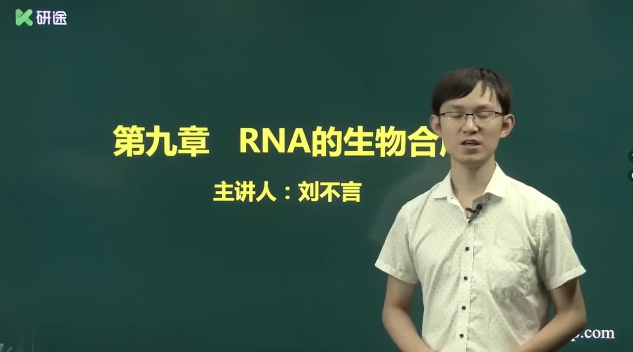 第九章 RNA的生物合成（不完整）