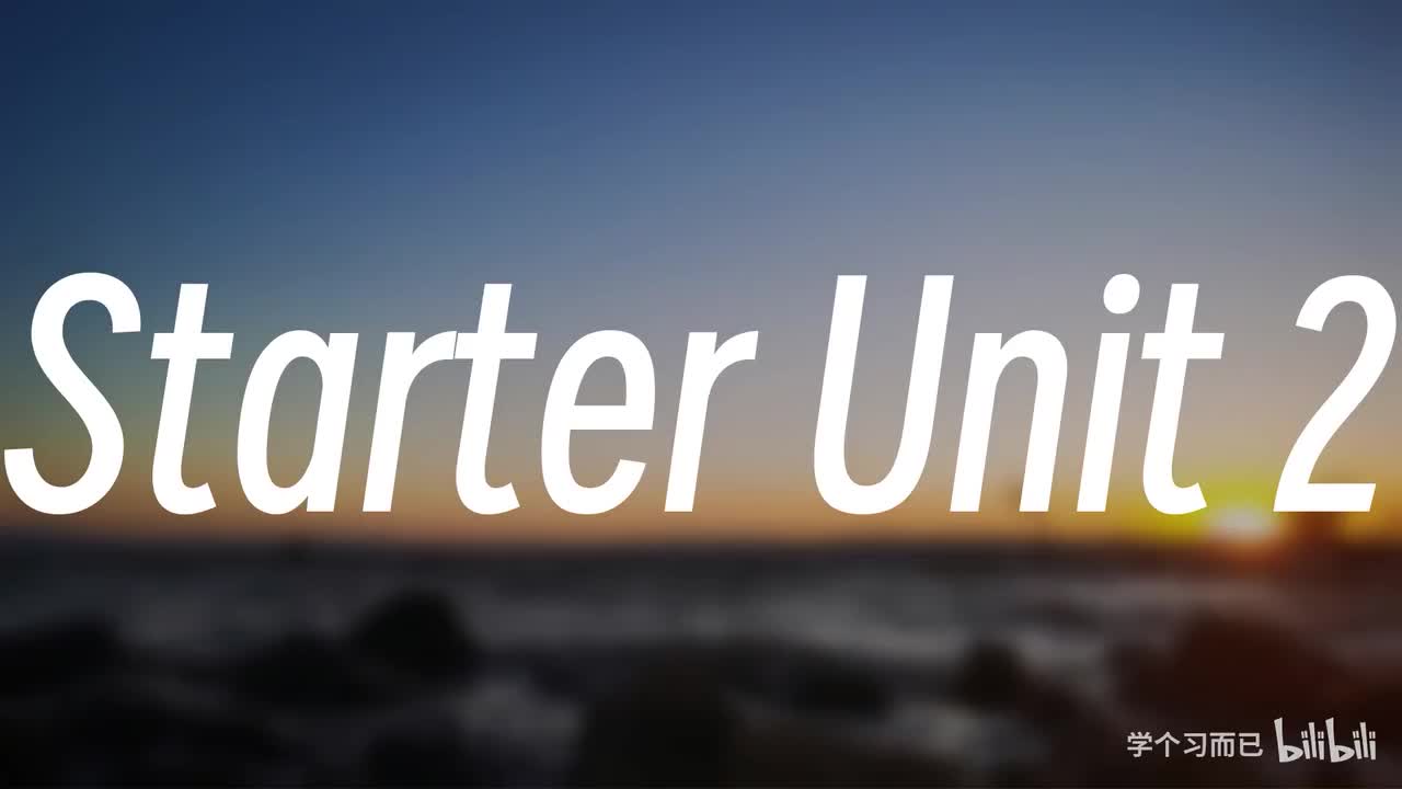 Starter Unit 2