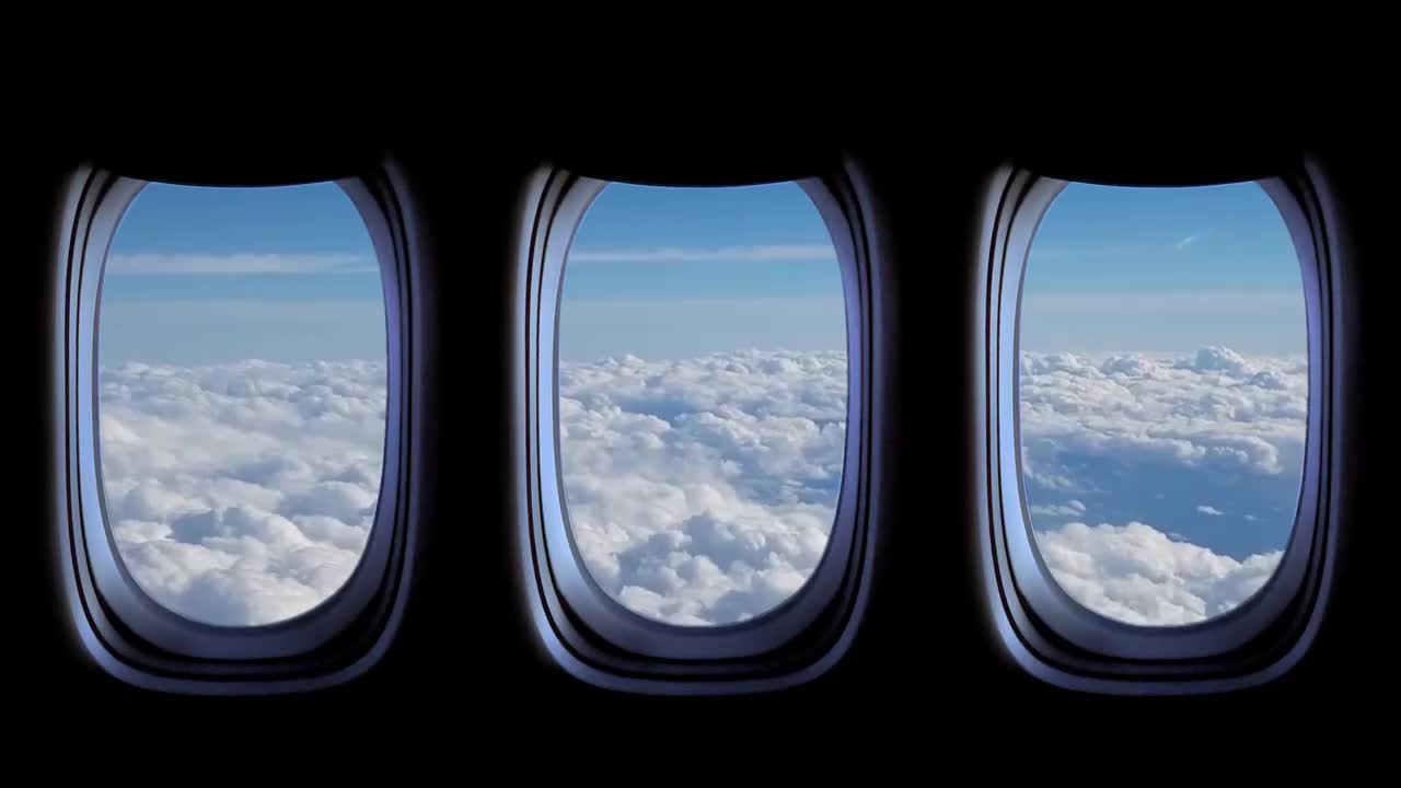 飞机窗景- Airplane View