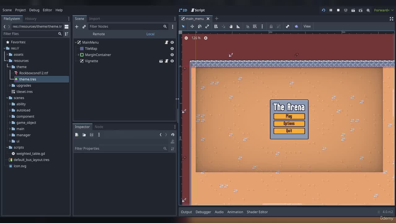 4. Creating a Pause Menu