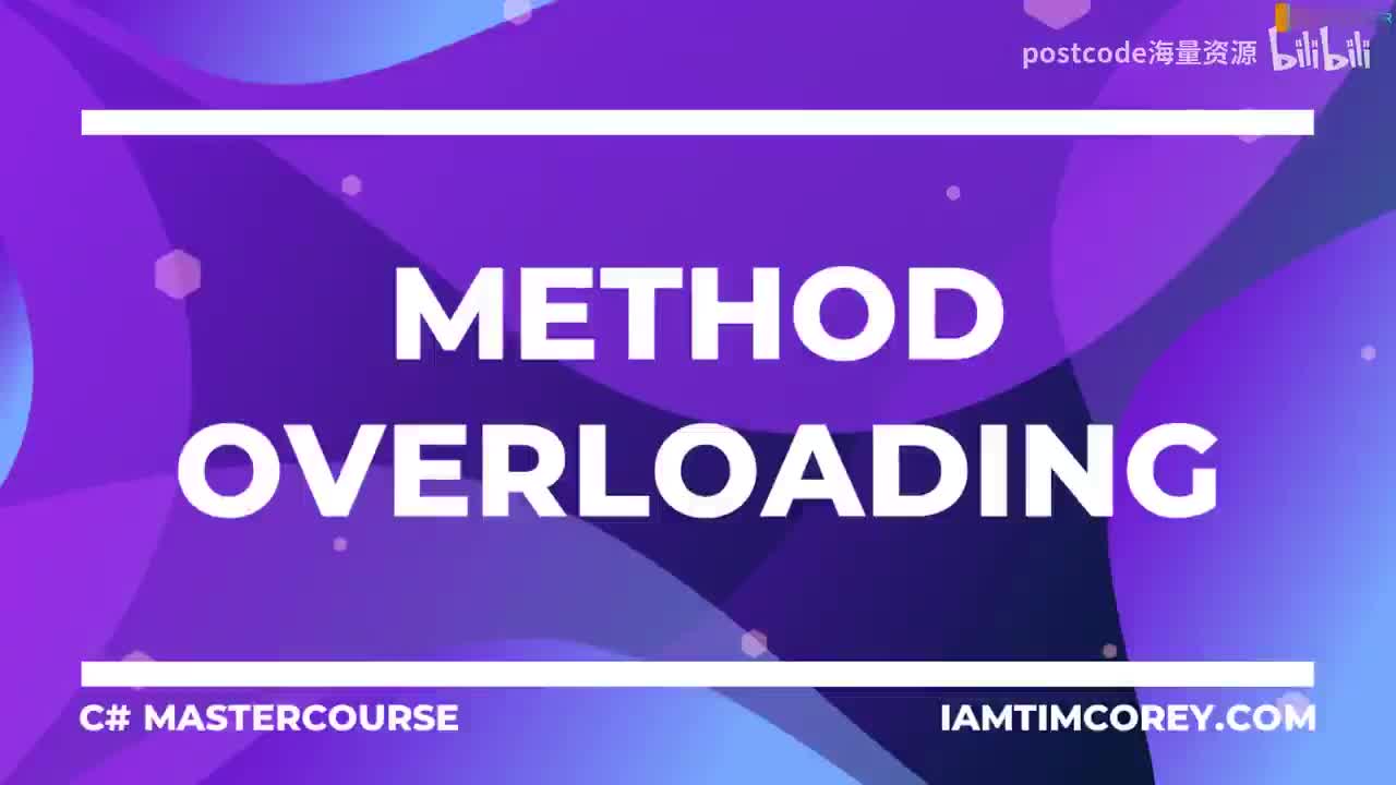 26.1. 方法重载 + Method Overloading