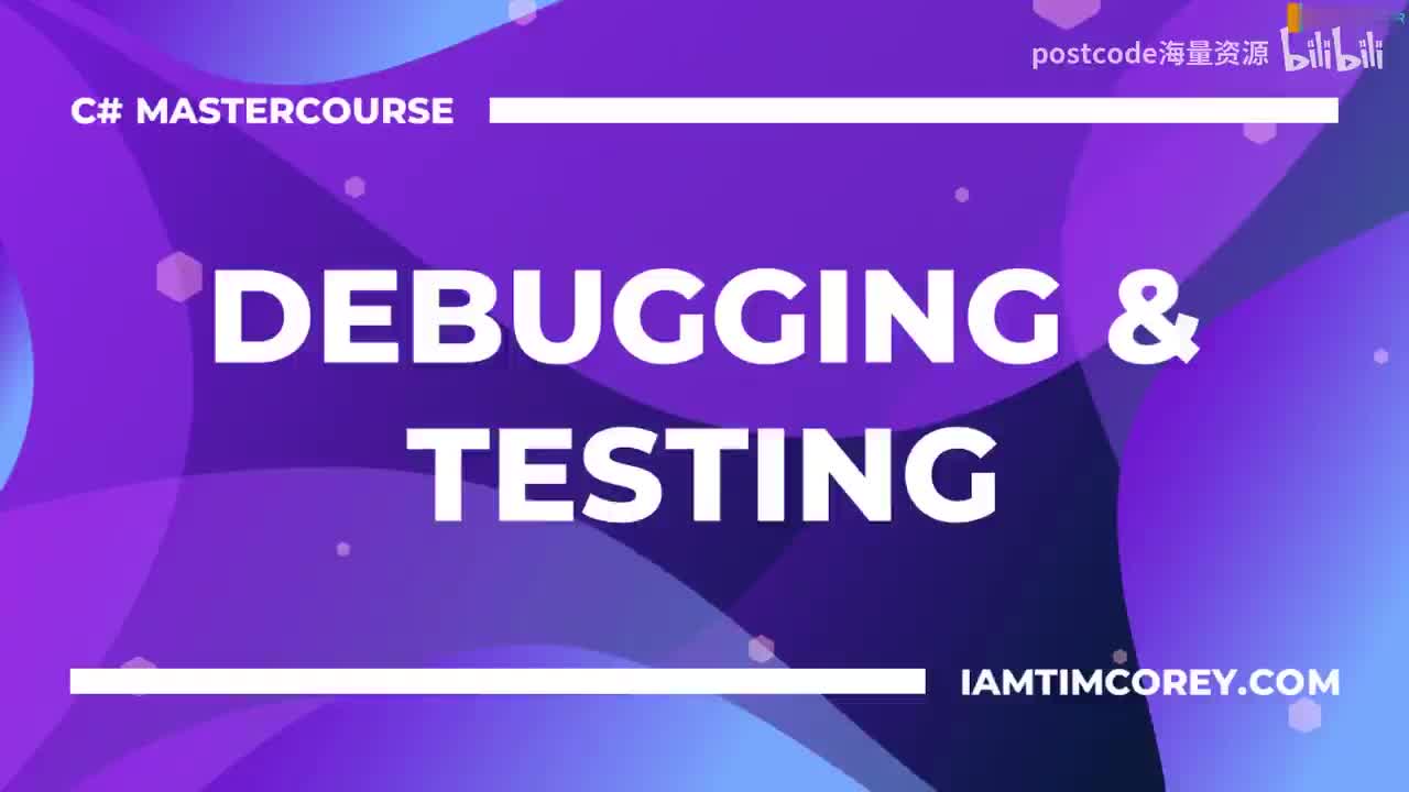 22.1 调试和测试 + Debugging and Testing