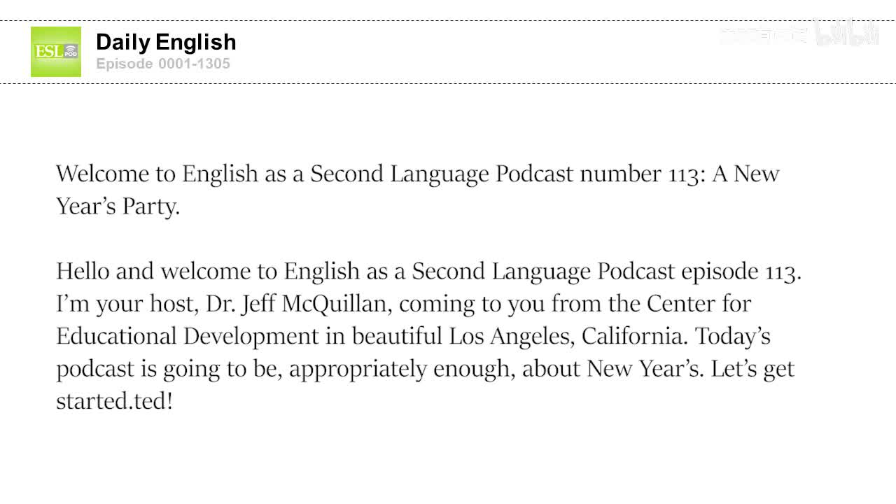 0113 – New Year’s Party