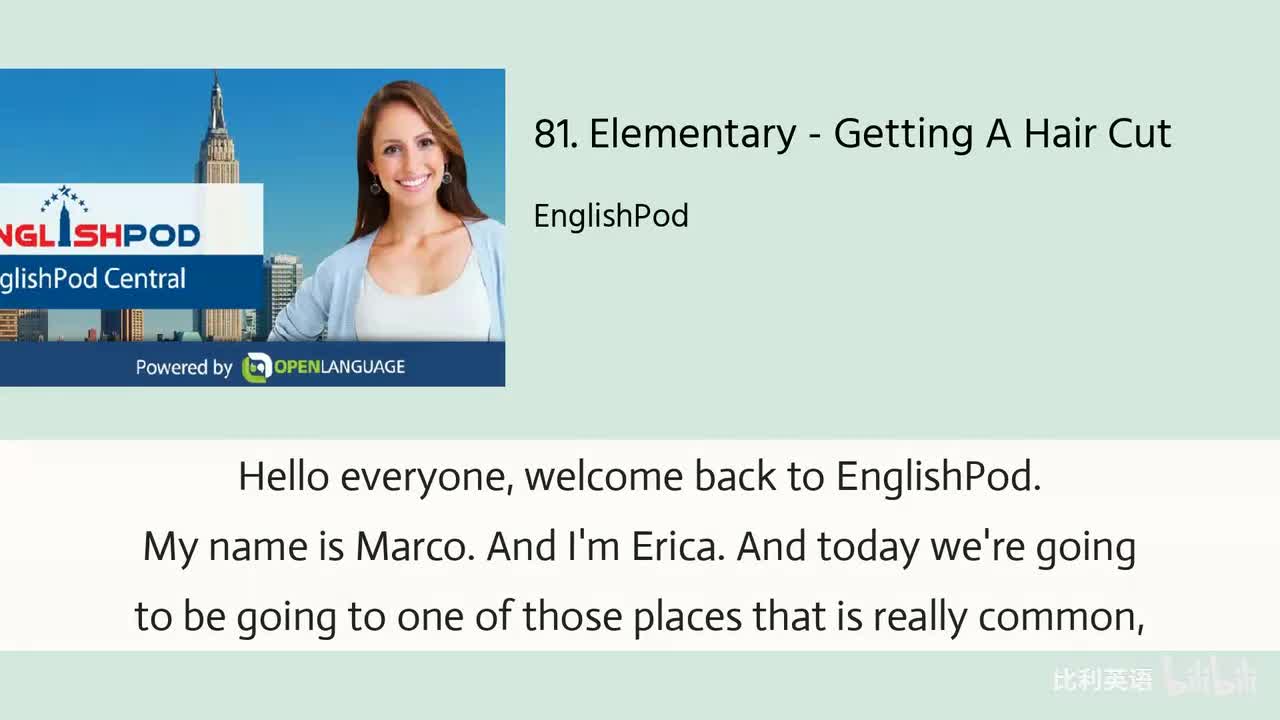081. Elementary - Getting A Hair Cut