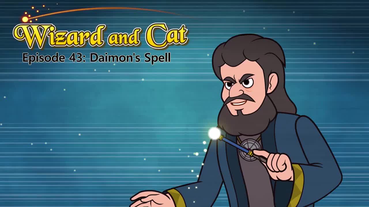 043_Wizard and Cat 43_Daimon's Spell