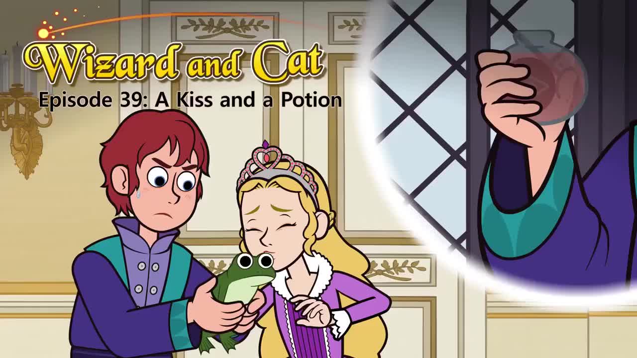 039_Wizard and Cat 39_A Kiss and a Potion