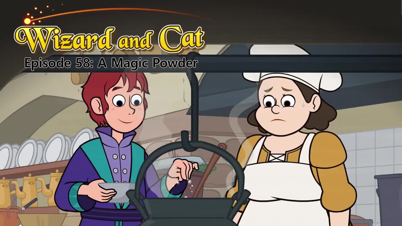 058_Wizard and Cat 58_A Magic Powder