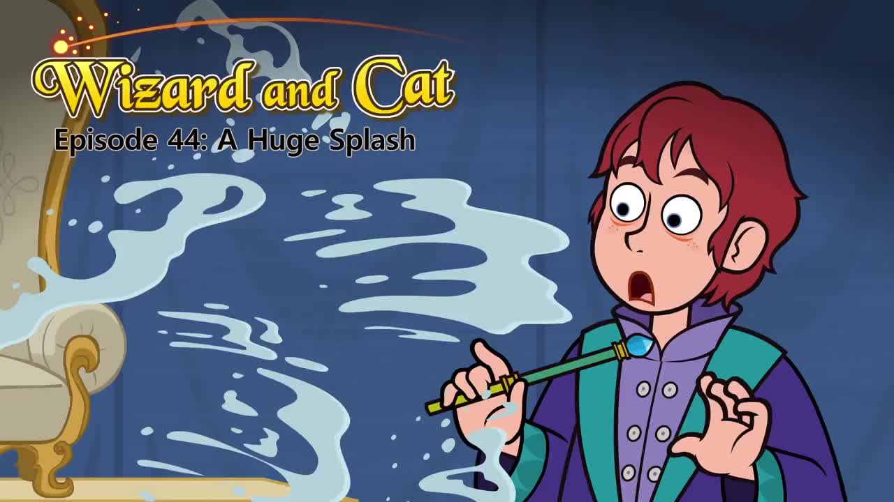 044_Wizard and Cat 44_A Huge Splash