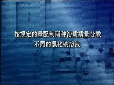 61实验9-8配制两种不同质量分数的氯化钠溶液