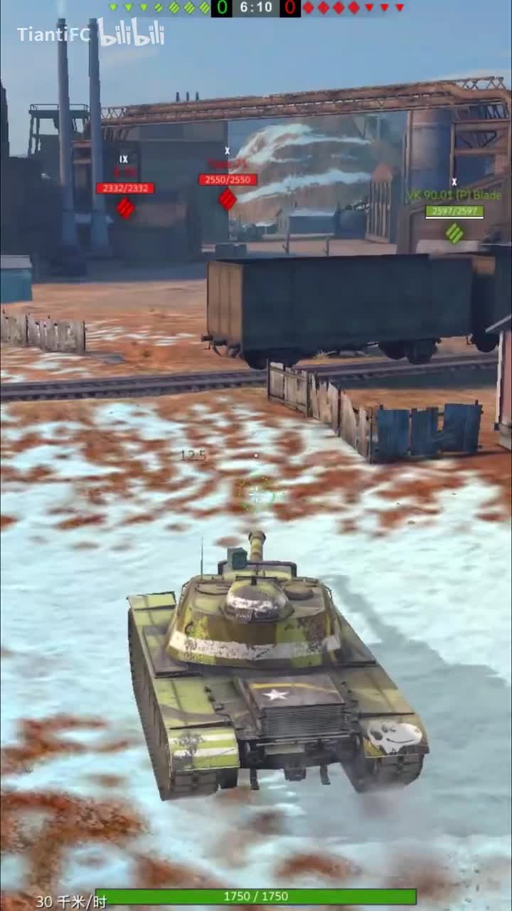 【坦克世界闪电战WOTB】T110E4势不可挡火力与防护兼具