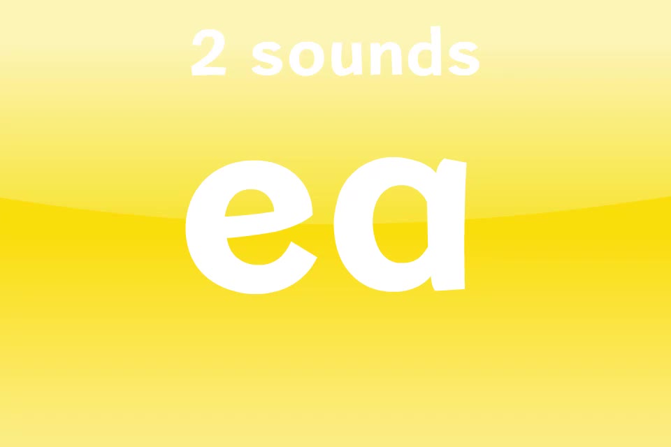 【字母发音42】ea