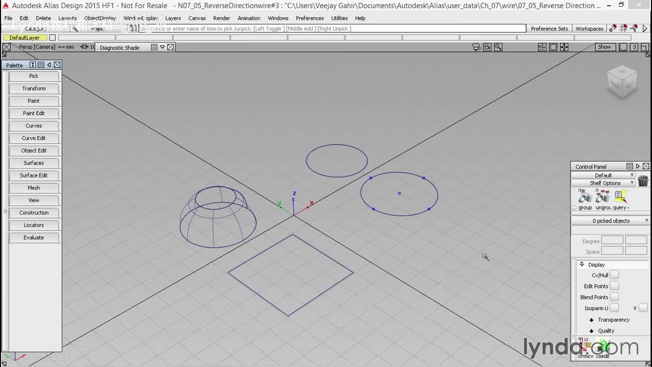 59.反转曲线或曲面的方向