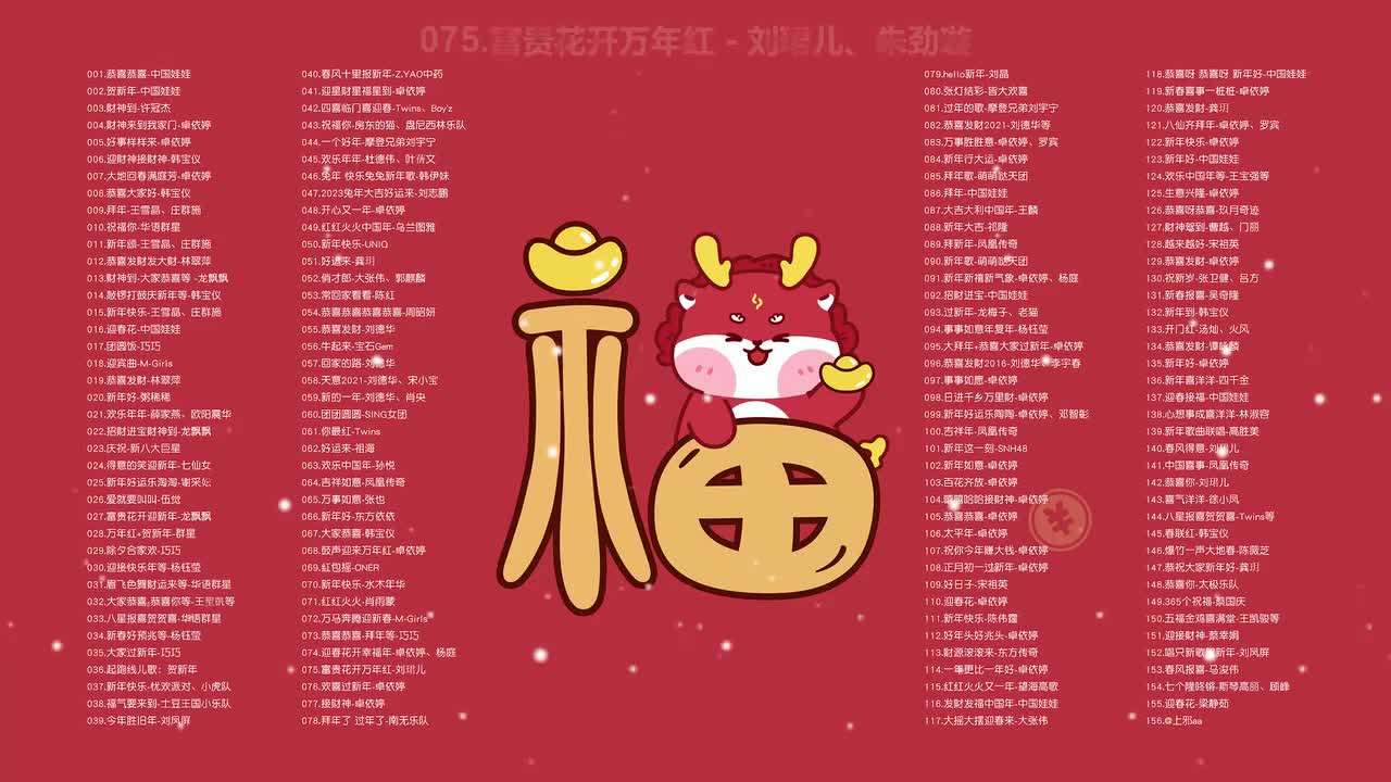 075.富贵花开万年红 - 刘珺儿、朱劲璇