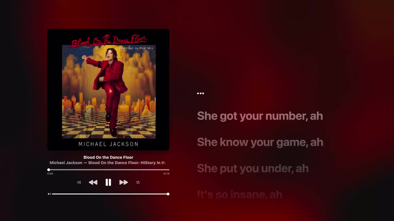 Blood On The Dance Floor《血洒舞池》