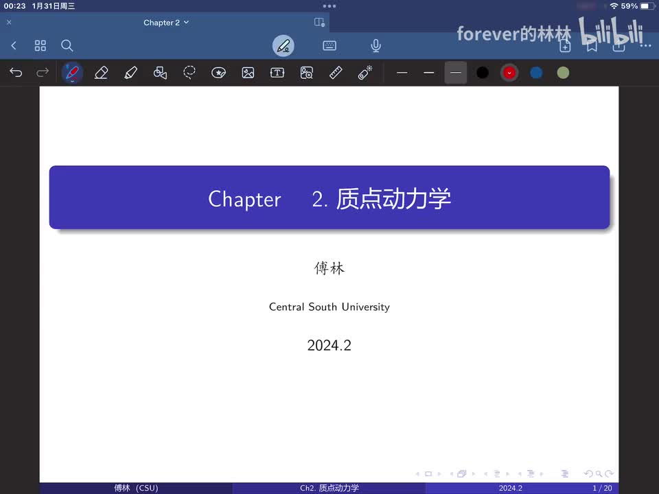 2.1 牛顿定律与惯性系