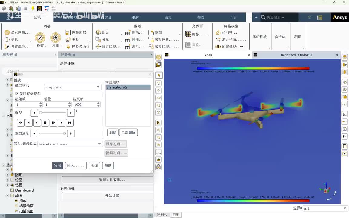 fluent后处理+CFD-POST后处理
