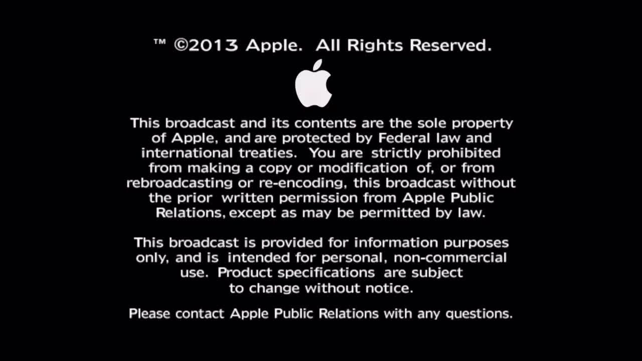 【2013.9.11】2013秋季｜iPhone 5C/5S