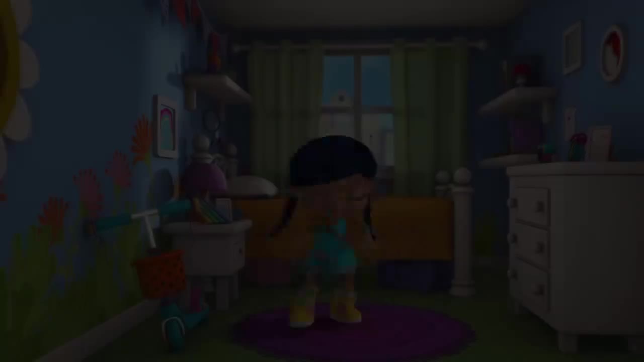 神童小语 英文版 第15集 小猪泥巴浴