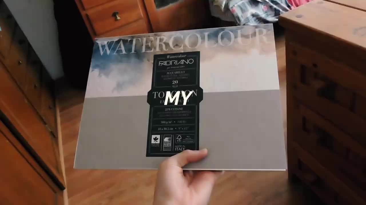 “第一次尝试水彩画”Trying Watercolor for the FIRST TIME