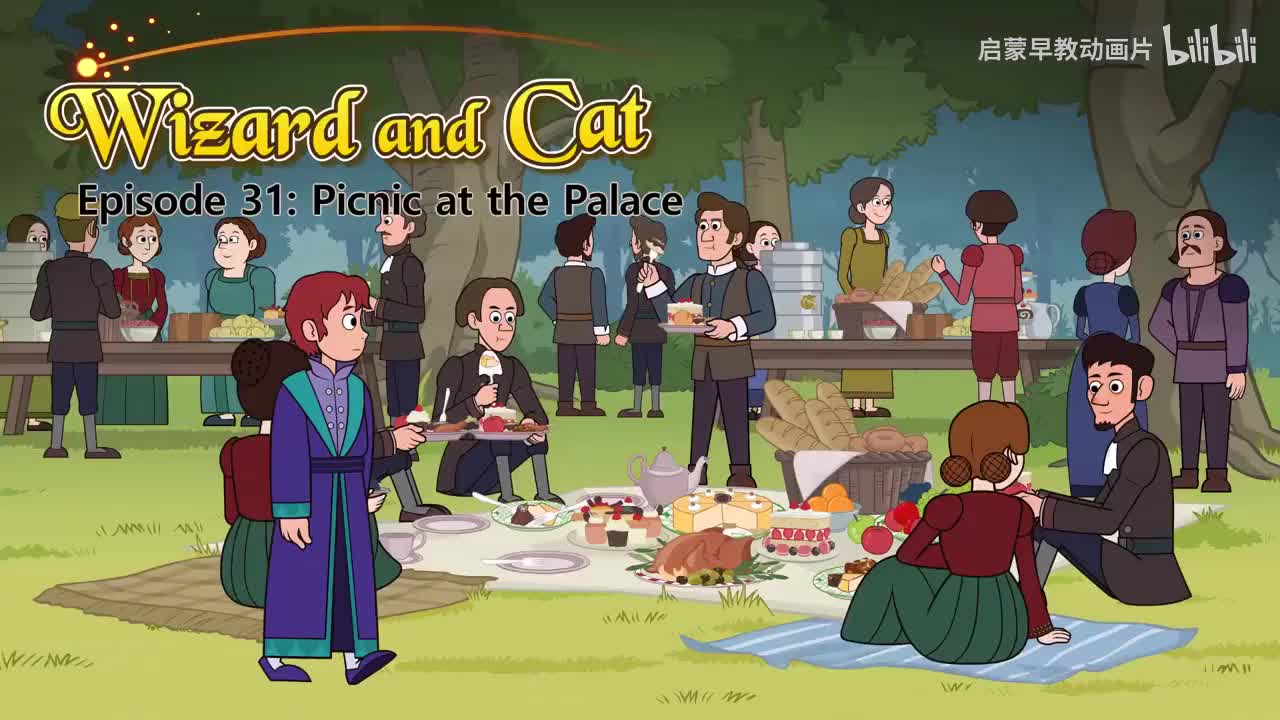 031_Wizard and Cat 31_Picnic at the Palace