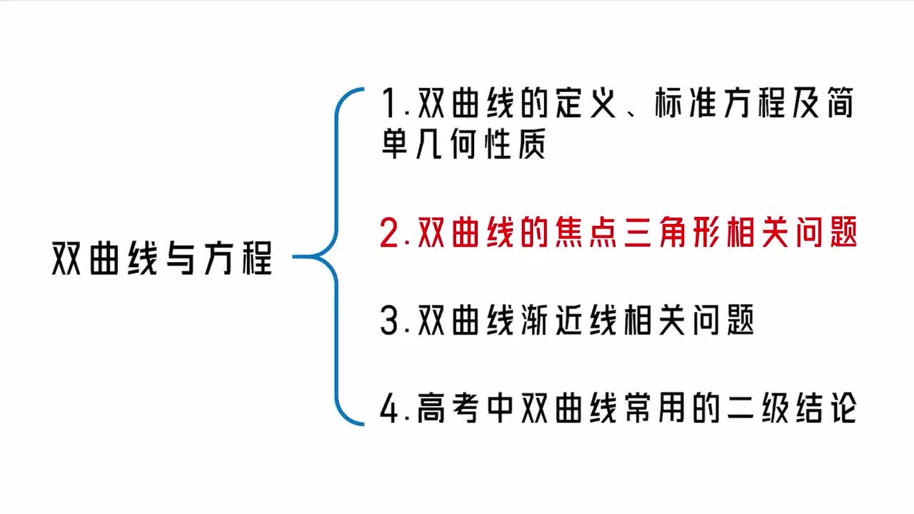 第10章】模块4】2双曲线的焦点三角形相关问题