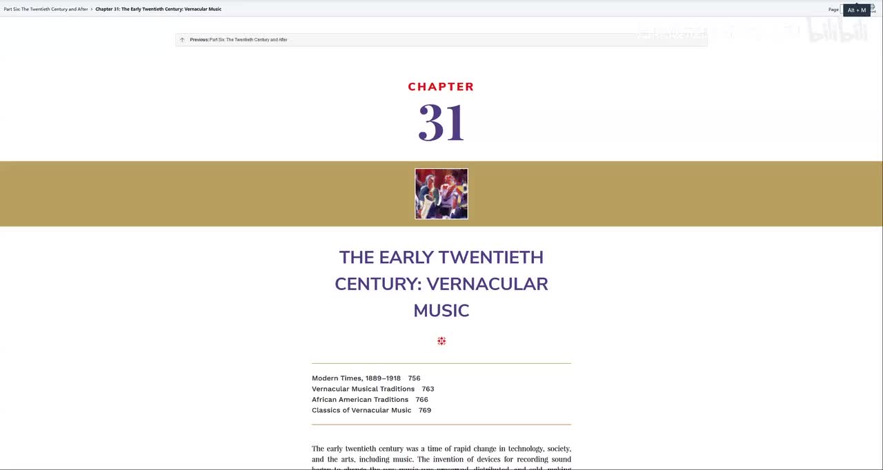 第31章：20世纪早期的乡土音乐