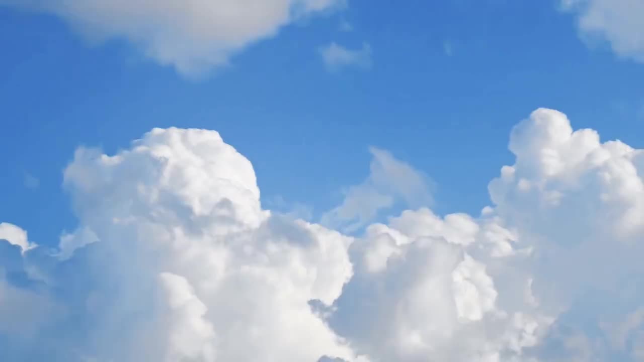 蓝天白云 天空空镜 #2018