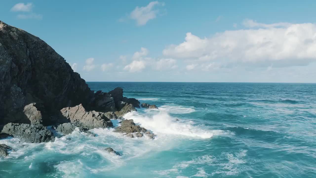 海浪 海水 海洋空镜 浪花 #3159