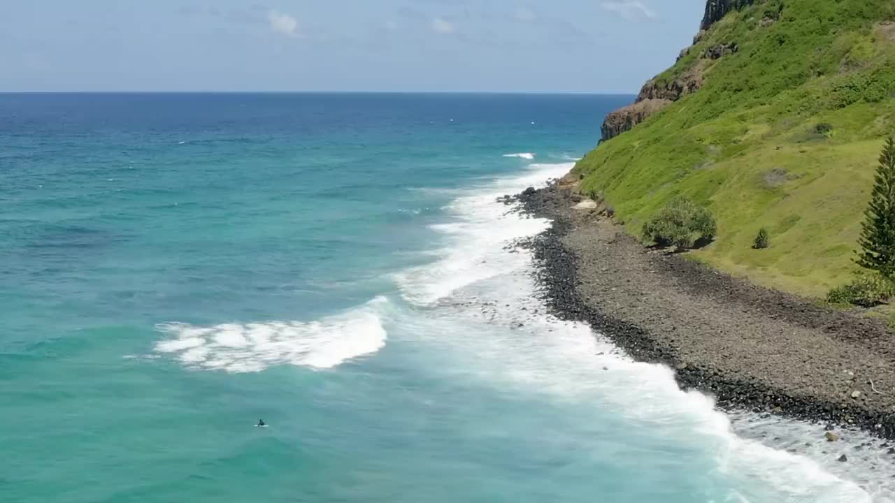 航拍大海 海浪 海洋 #3157