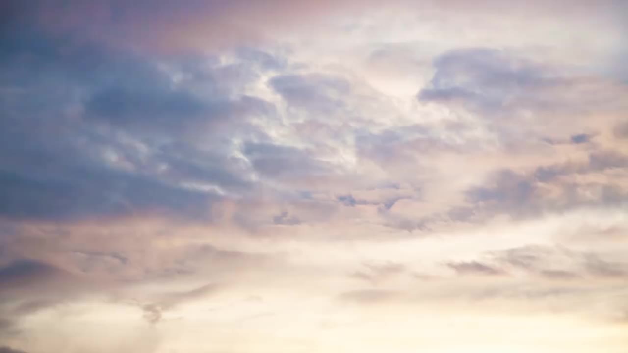 黄昏的天空 云层 #2004