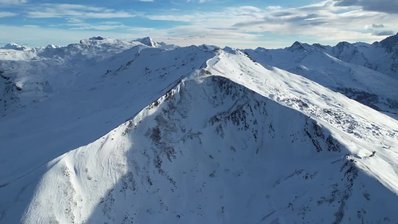 一望无际的雪山 山顶 #1435