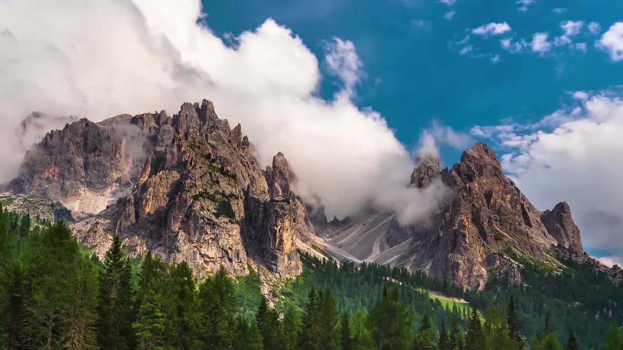 险峻山峰 孤峰 #1175