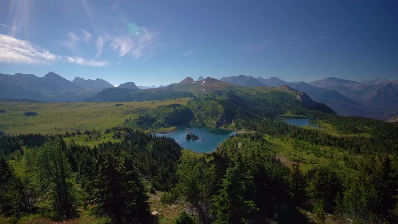 山脉 森林 湖水 #1154