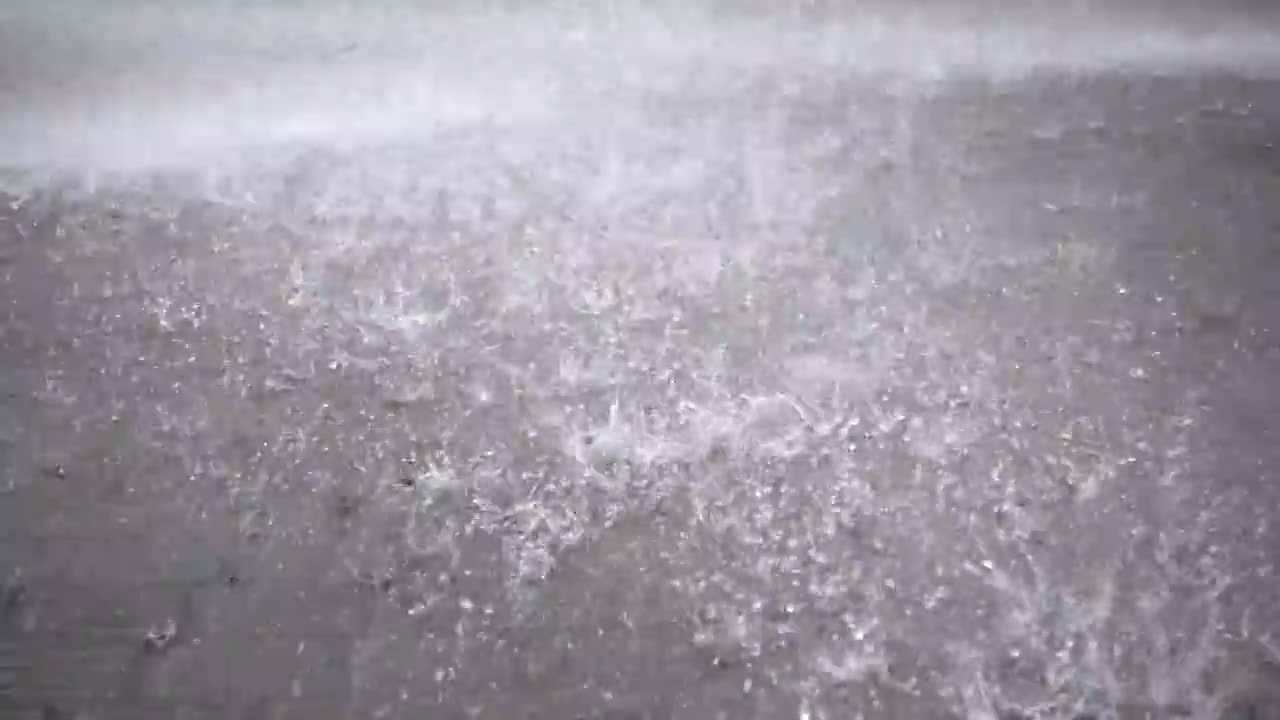 大雨 水花四溅 #0920