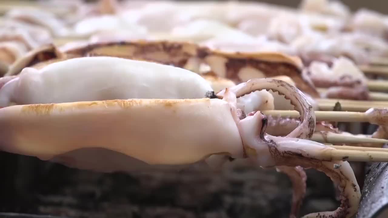 烧烤 鱿鱼 海鲜 #2816
