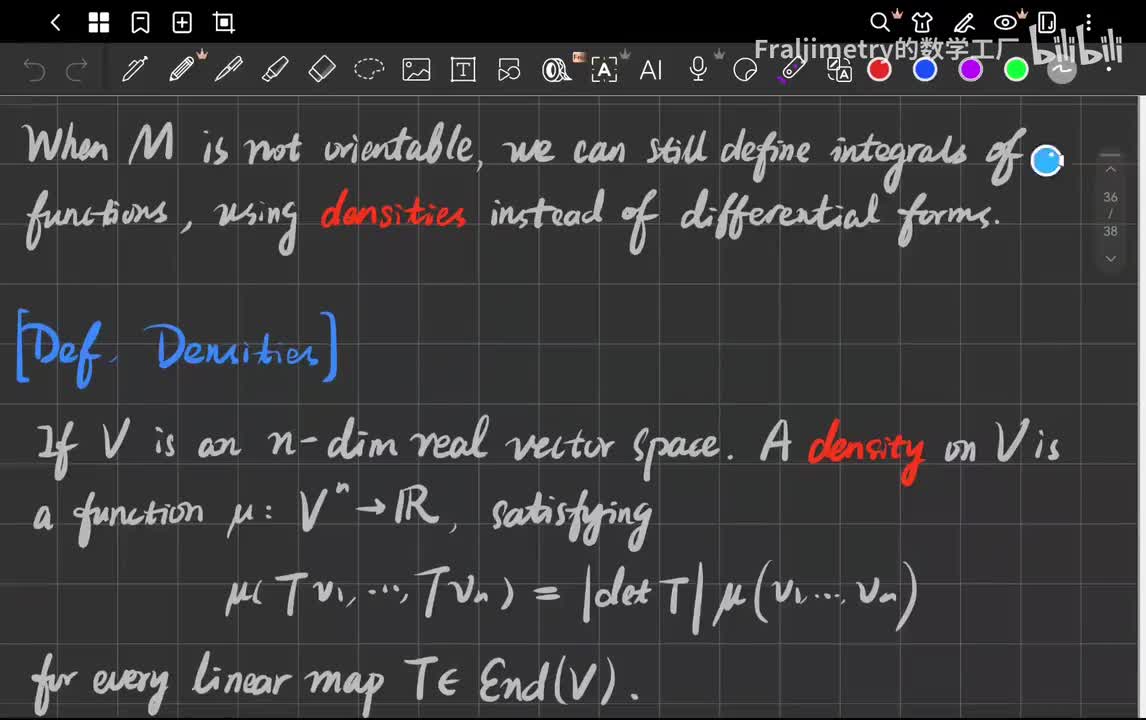 36_不可定向流形的密度