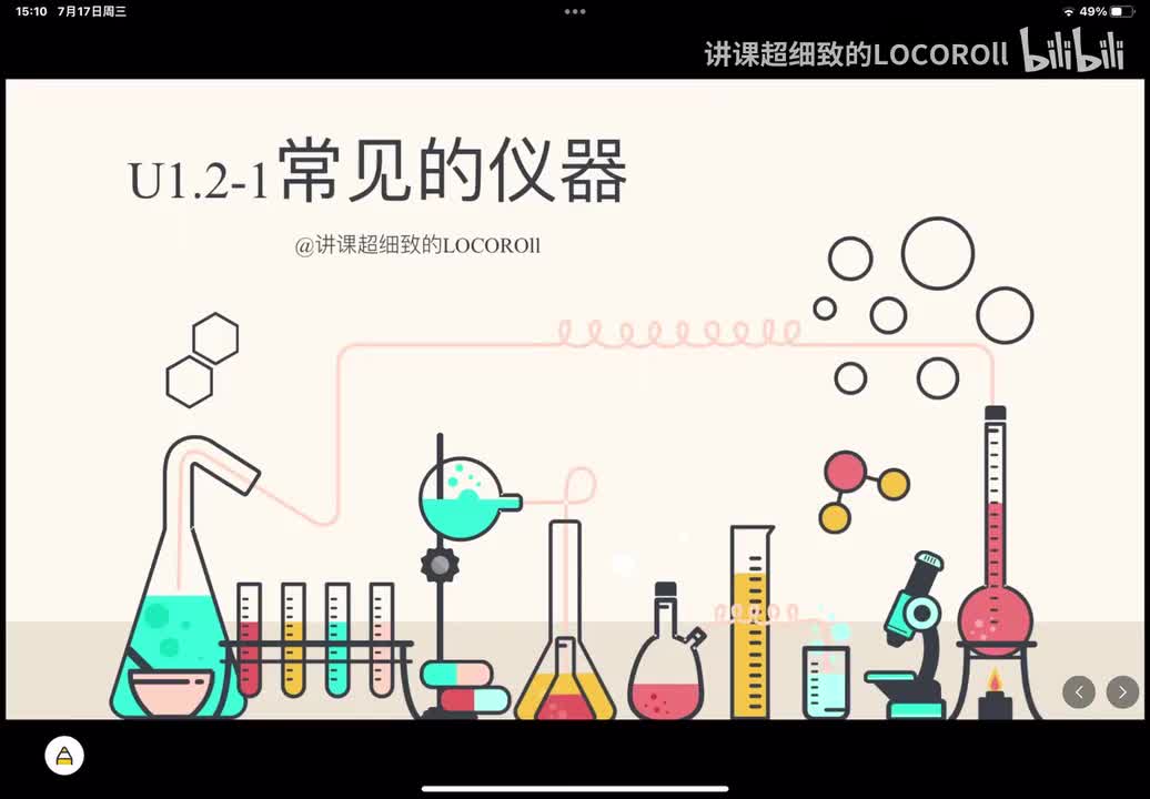 1.2-1 认识仪器