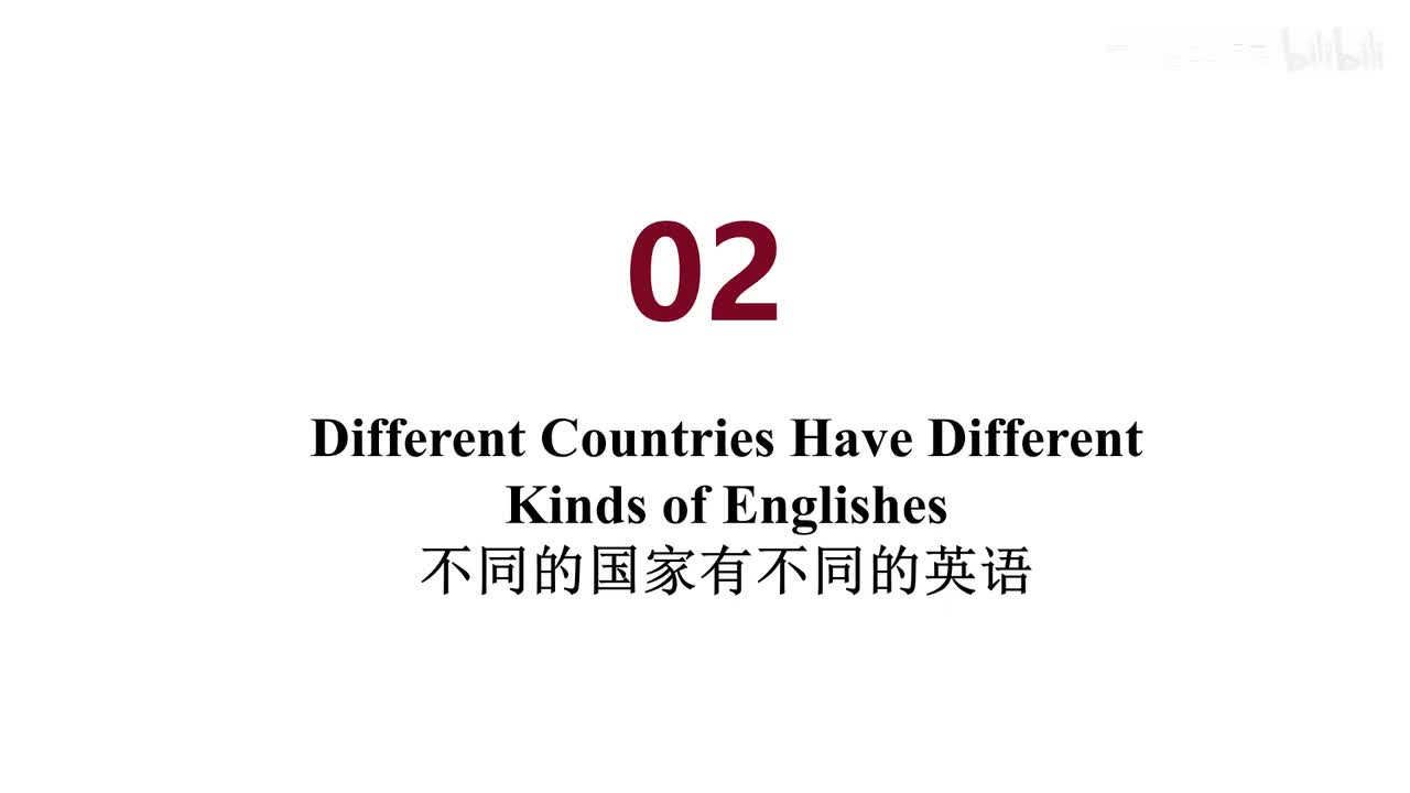 美音 02 Different Countries Have Different Kinds of Englishes