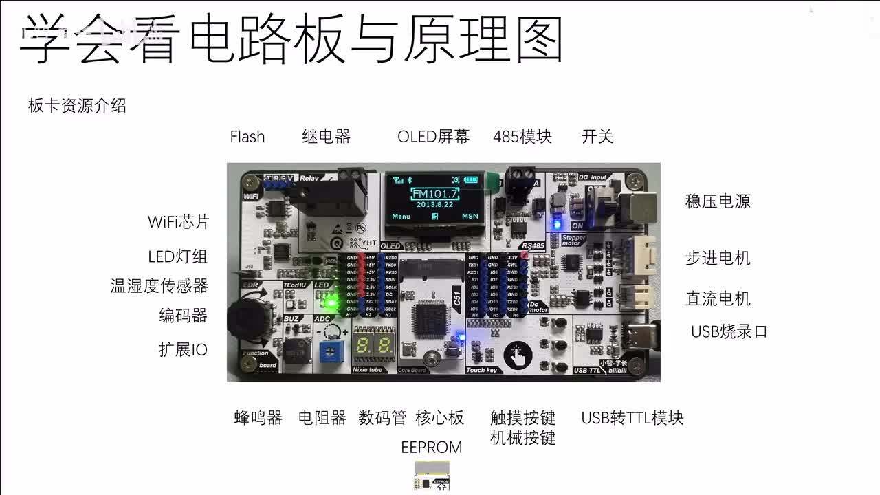 [51单片机]-学会看懂电路板与原理图