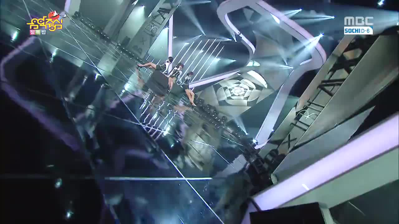 140201 Rainbow Blaxx - Cha Cha (MBC Music Core)